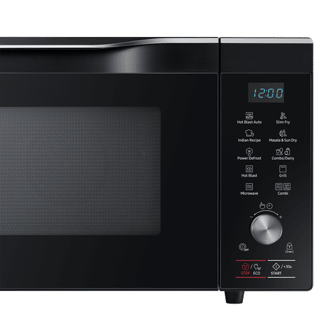 SAMSUNG 32L Convection Microwave Oven with SLIM FRY Technology (Black)