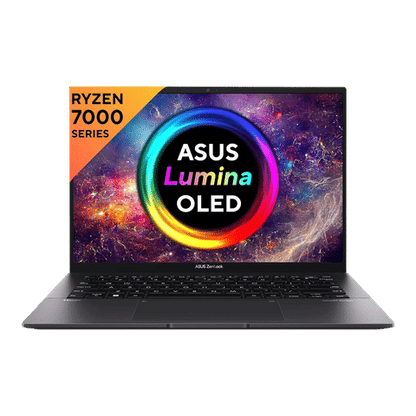 ASUS AMD Ryzen 5 (14 inch, 16GB, 1TB, Windows 11 Home, MS Office 2021, AMD Radeon, OLED Display, Jade Black, UM3402YA-KM551WS)