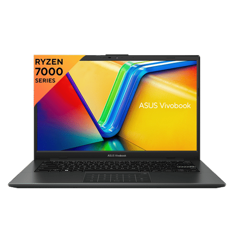 ASUS Vivobook Go AMD Ryzen 5 Thin and Light Laptop (16GB, 512GB SSD, Windows 11 Home, 14 inch FHD LED Display, MS Office 2021, Mixed Black, 1.38 KG)