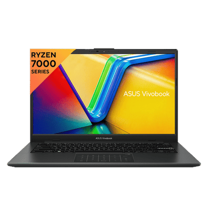 ASUS Vivobook Go AMD Ryzen 5 Thin and Light Laptop (16GB, 512GB SSD, Windows 11 Home, 14 inch FHD LED Display, MS Office 2021, Mixed Black, 1.38 KG)