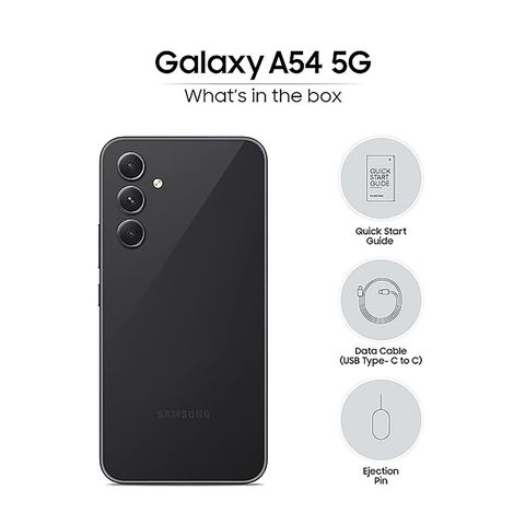 SAMSUNG Galaxy A54 5G (8GB RAM, 128GB, Awesome Graphite)