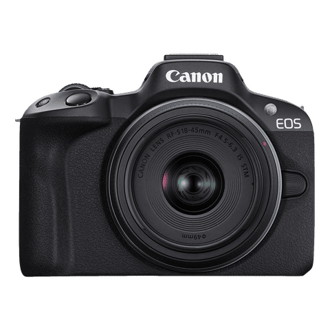 Canon EOS R50 24.2MP Mirrorless Camera (18-45 mm Lens, 5-Axis Electronic Image Stabilization)