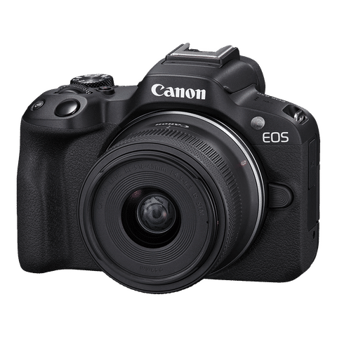 Canon EOS R50 24.2MP Mirrorless Camera (18-45 mm Lens, 5-Axis Electronic Image Stabilization)