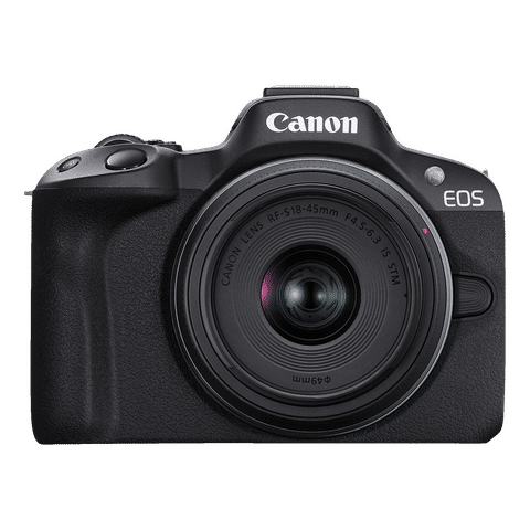 Canon EOS R50 24.2MP Mirrorless Camera (18-45 mm Lens, 5-Axis Electronic Image Stabilization)