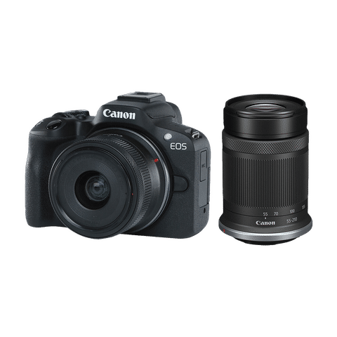 Canon EOS R50 24.2MP Mirrorless Camera (18-45 mm Lens, 5-Axis Electronic Image Stabilization)