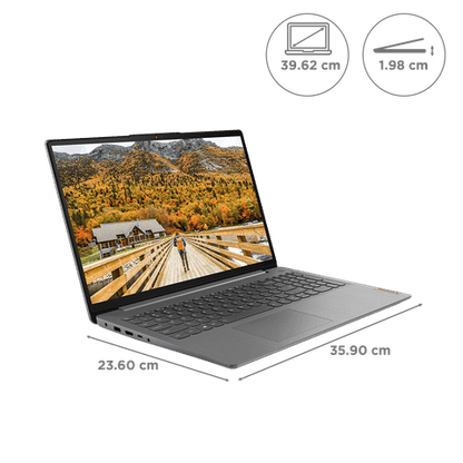 Lenovo IdeaPad 3 15ITL6 Intel Core i3 11th Gen (15.6 inch, 8GB, 512GB, Windows 11 Home, MS Office 2021, Intel UHD, Full HD IPS Display, Arctic Grey, 82H803DNIN)