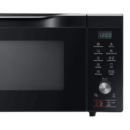 SAMSUNG 32L Convection Microwave Oven with SLIM FRY Technology (Black)