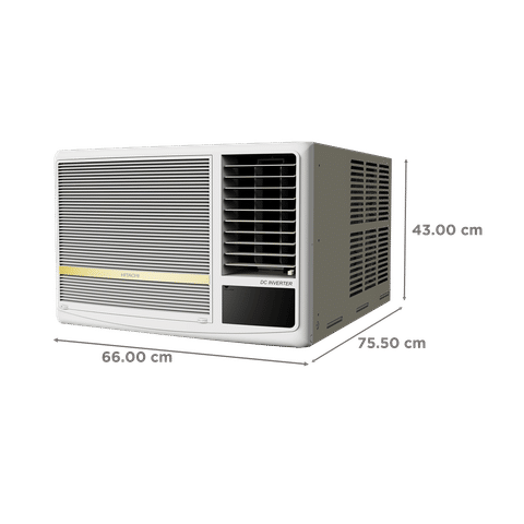 HITACHI Shizuka 1.5 Ton 5 Star Inverter Window AC (Copper Condenser, RAW518HGEOZ1)