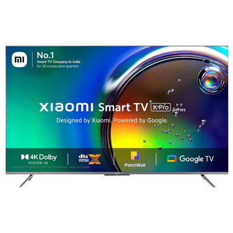 Xiaomi X Pro Series 108 cm (43 inch) 4K Ultra HD LED Google TV with Dolby Vision and Dolby Atmos