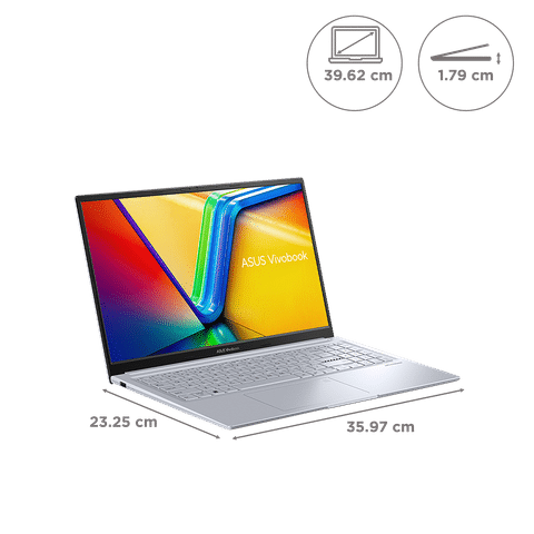 ASUS Vivobook 15X Intel Core i5 13th Gen Thin and Light Laptop (16GB, 512GB SSD, Windows 11 Home, 15.6 inch Full HD OLED Display, MS Office 2021, Cool Silver, 1.6 KG)