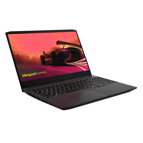 Lenovo IdeaPad Gaming 3 15ACH6 AMD Ryzen 7 (15.6 inch, 8GB, 512GB, Windows 11, MS Office 2021, NVIDIA GeForce RTX 3050, Full HD IPS Display, Shadow Black, 82K2022XIN)