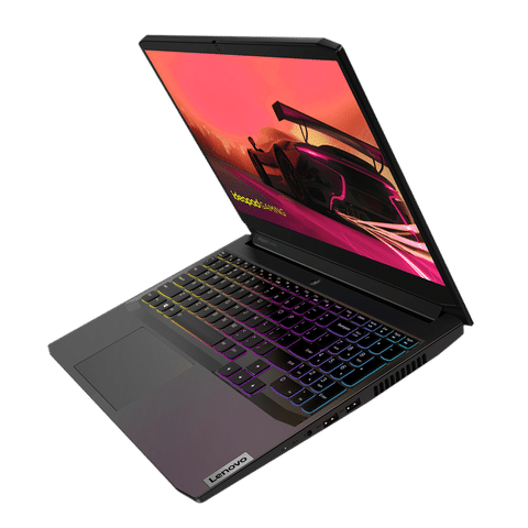 Lenovo IdeaPad Gaming 3 15ACH6 AMD Ryzen 7 (15.6 inch, 8GB, 512GB, Windows 11, MS Office 2021, NVIDIA GeForce RTX 3050, Full HD IPS Display, Shadow Black, 82K2022XIN)