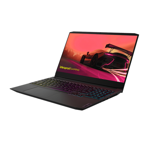 Lenovo IdeaPad Gaming 3 15ACH6 AMD Ryzen 7 (15.6 inch, 8GB, 512GB, Windows 11, MS Office 2021, NVIDIA GeForce RTX 3050, Full HD IPS Display, Shadow Black, 82K2022XIN)