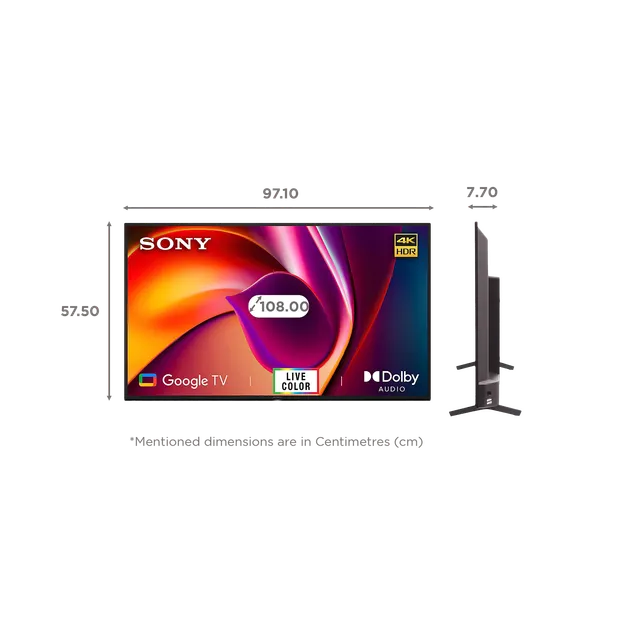 SONY X64L 108 cm (43 inch) 4K Ultra HD LED Google TV with 4K Processor X1 (2023 Model)