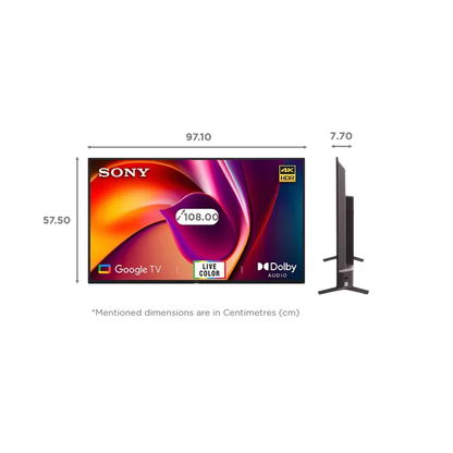 SONY X64L 108 cm (43 inch) 4K Ultra HD LED Google TV with 4K Processor X1 (2023 Model)