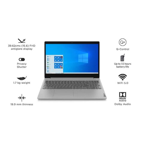 Lenovo IdeaPad 3 15ITL05 Intel Core i3 11th Gen (15.6 inch, 8GB, 512GB, Windows 11 Home, MS Office 2021, Intel UHD, Full HD Display, Platinum Grey, 81X800N2IN)