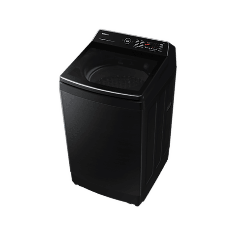 SAMSUNG 13 kg 5 Star Inverter Fully Automatic Top Load Washing Machine (WA13CG5886BVTL, Diamond Drum, Black Caviar)