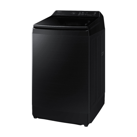 SAMSUNG 13 kg 5 Star Inverter Fully Automatic Top Load Washing Machine (WA13CG5886BVTL, Diamond Drum, Black Caviar)