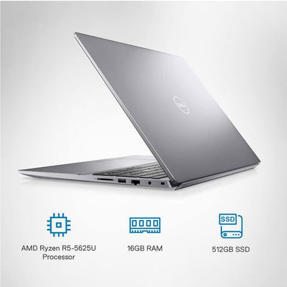 DELL Vostro 3425 AMD Ryzen 5 5th Gen (14 inch, 16GB, 512GB, Windows 13, MS Office 2021, AMD Radeon, Full HD Display, Titan Grey, M552321WIN9S)