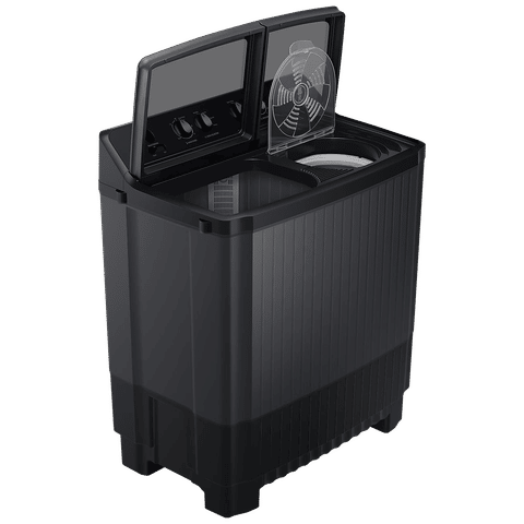 SAMSUNG 8 kg 5 Star Semi Automatic Washing Machine with Hexa Storm Pulsator (WT80B3560GB/TL, Dark Gray)