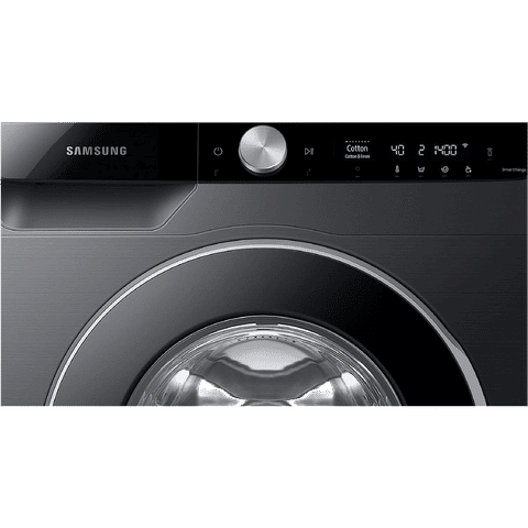 SAMSUNG 8 kg 5 Star Inverter Fully Automatic Front Load Washing Machine (WW80T604DLB1TL, Built-in Heater, Black Caviar)