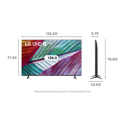 LG UR75 139 cm (55 inch) 4K Ultra HD LED WebOS TV with Gen5 AI Processor 4K