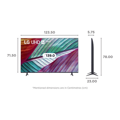 LG UR75 139 cm (55 inch) 4K Ultra HD LED WebOS TV with Gen5 AI Processor 4K