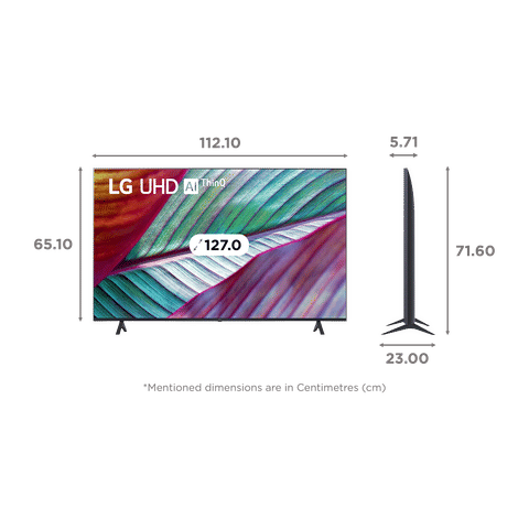 LG UR75 127 cm (50 inch) 4K Ultra HD LED WebOS TV with Gen5 AI Processor 4K