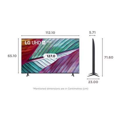 LG UR75 127 cm (50 inch) 4K Ultra HD LED WebOS TV with Gen5 AI Processor 4K