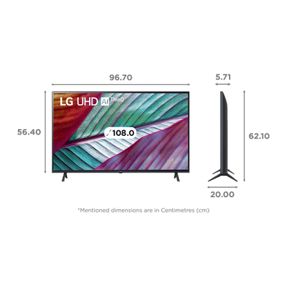 LG UR75 108 cm (43 inch) 4K Ultra HD LED WebOS TV with Gen5 AI Processor 4K