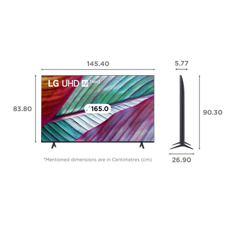 LG UR75 165 cm (65 inch) 4K Ultra HD LED WebOS TV with α5 Gen5 AI Processor 4K