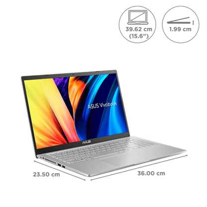 ASUS Vivobook 15 X1500EA-EJ326WS Intel Core i3 11th Gen Laptop (8GB, 512GB SSD, Windows 11 Home, 15.6 inch FHD LED Backlit Display, MS Office 2021, Slate Grey, 1.8 Kg)