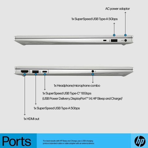 HP Pavilion 15-eg3036TU Intel Core i7 13th Gen (15.6 inch, 16GB, 1TB, Windows 11 Home, MS Office 2021, Intel Iris Xe, FHD IPS Display, Natural Silver, 7S4P3PA)