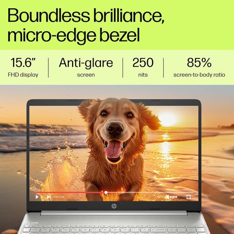 HP 15-fd0011TU Intel Core i5 13th Gen (15.6 inch, 8GB, 512GB, Windows 11 Home, MS Office 2021, Intel Iris XE, FHD Display, Natural Silver, 7P703PA)