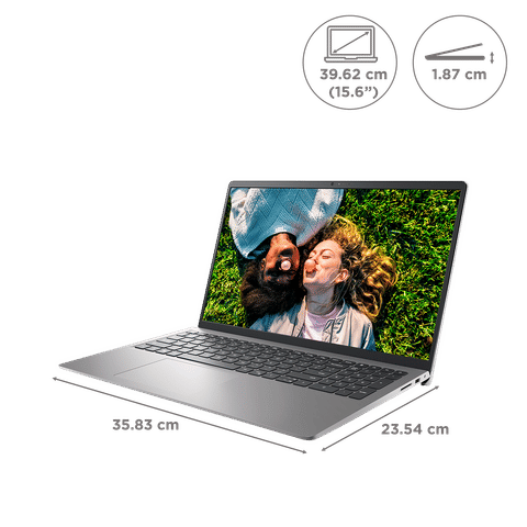 DELL Insprion 3520 Intel Core i3 11th Gen (15.6 inch, 8GB, 512GB, Windows 11, MS Office 2021, Intel UMA Graphics, FHD Display, Platinum Silver, IN3520KTMFJ001ORS1)