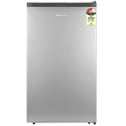 Hisense 94 Liters 3 Star Direct Cool Single Door Refrigerator with Reversible Door (RR94D4SSN, Silver)