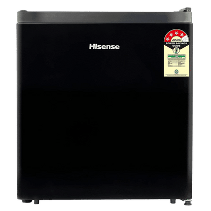 Hisense 45 Litres 4 Star Direct Cool Single Door Refrigerator with Separate Chiller Zone (RR46D4SBN, Black)