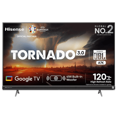 Hisense A7K 140 cm (55 inch) 4K Ultra HD LED Google TV with Dolby Vision and Dolby Atmos