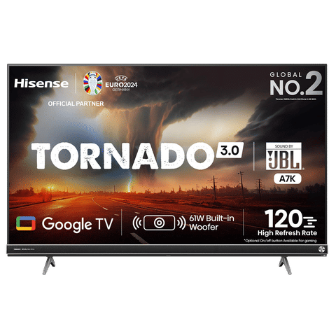 Hisense A7K 140 cm (55 inch) 4K Ultra HD LED Google TV with Dolby Vision and Dolby Atmos