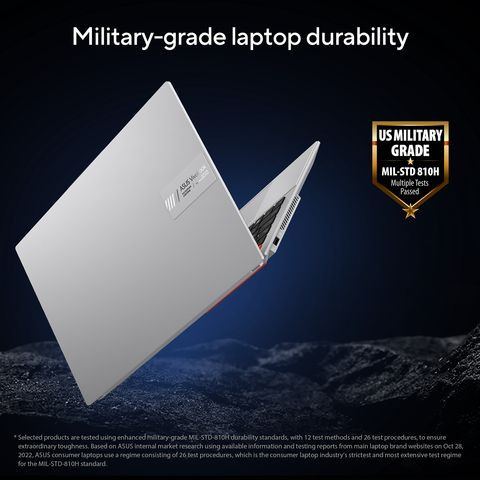 ASUS Vivobook S 15 Intel Core i5 13th Gen (15.6 inch, 16GB, 512GB, Windows 11 Home, MS Office 2021, Intel Iris Xe, OLED Display, Cool Silver, S5504VA-MA543WS)