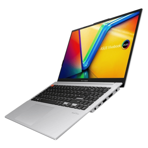 ASUS Vivobook S 15 Intel Core i5 13th Gen (15.6 inch, 16GB, 512GB, Windows 11 Home, MS Office 2021, Intel Iris Xe, OLED Display, Cool Silver, S5504VA-MA543WS)