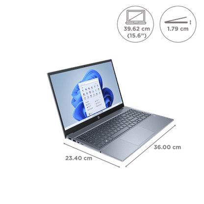 HP Pavilion 15-eg3017TU Intel Core i5 13th Gen (15.6 inch, 16GB, 1TB, Windows 11 Home, MS Office 2021, Intel Iris Xe, Full HD IPS Display, Fog Blue, 8U5G0PA)