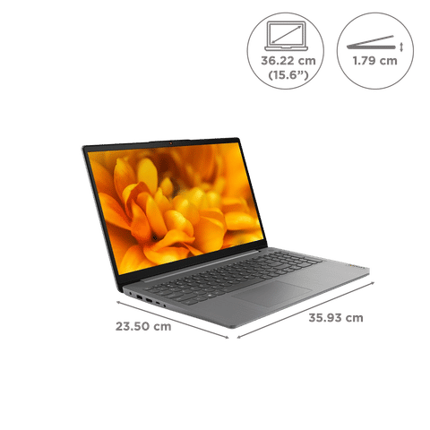 Lenovo IdeaPad Slim 3 15AMN8 AMD Ryzen 5 (15.6 inch, 8GB, 512GB, Windows 11 Home, MS Office 2021, AMD Radeon 610M, FHD IPS Display, Arctic Grey, 82XQ008UIN)