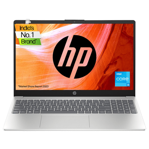 HP 15-fd0006TU Intel Core i3 13th Gen (15.6 inch, 8GB, 512GB, Windows 11 Home, MS Office 2021, Intel UHD, FHD Display, Natural Silver, 7P6Z8PA)