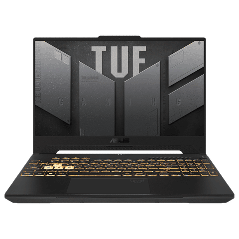 ASUS TUF Gaming F15 FX507ZC4-HN116WS Intel Core i5 12th Gen Gaming Laptop (16GB, 512GB SSD, Windows 11 Home, 4GB GDDR6, 15.6 inch FHD IPS Display, MS Office 2021, Mecha Gray, 2.2Kg)