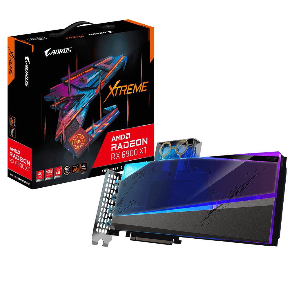 GIGABYTE Aorus Radeon RX 6900 XT Waterforce WB 16GB AMD Graphic Card