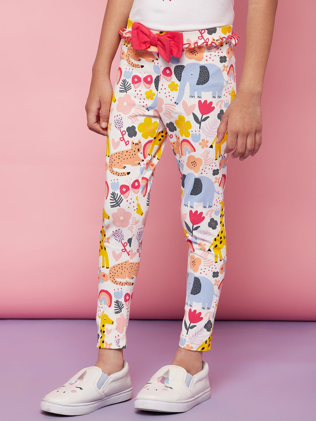 Kid Girl Elephant printed Legging