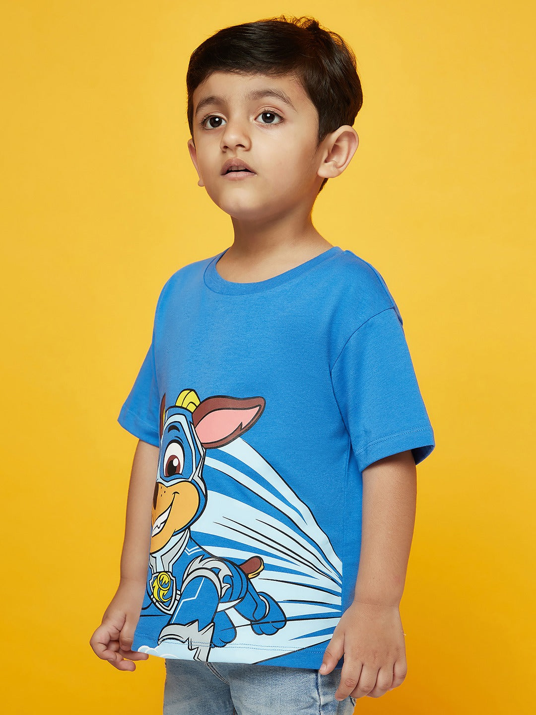 Boys Cotton Blue Paw Patrol Tshirt