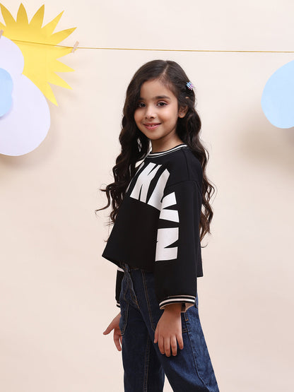 Girls Black "Brooklyn"  TOP