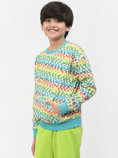 Boys Winter Funky Sweatshirt Blue